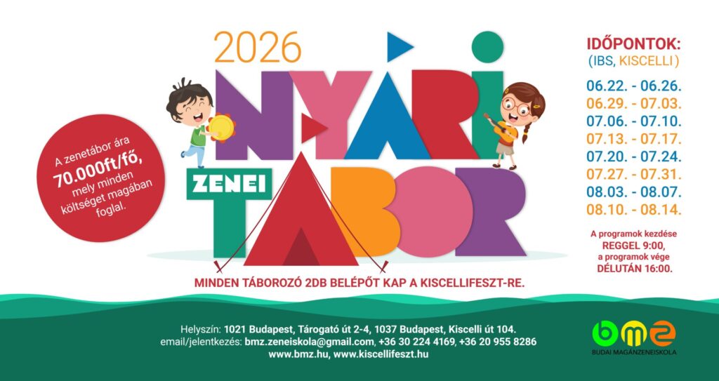 ZENETÁBOROK 2026